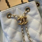 Chanel 25 Hobo Handbag Grained Calfskin LB1565 (5)