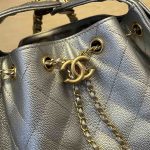 Chanel 25 Hobo Handbag Grained Calfskin LB1566 (6)