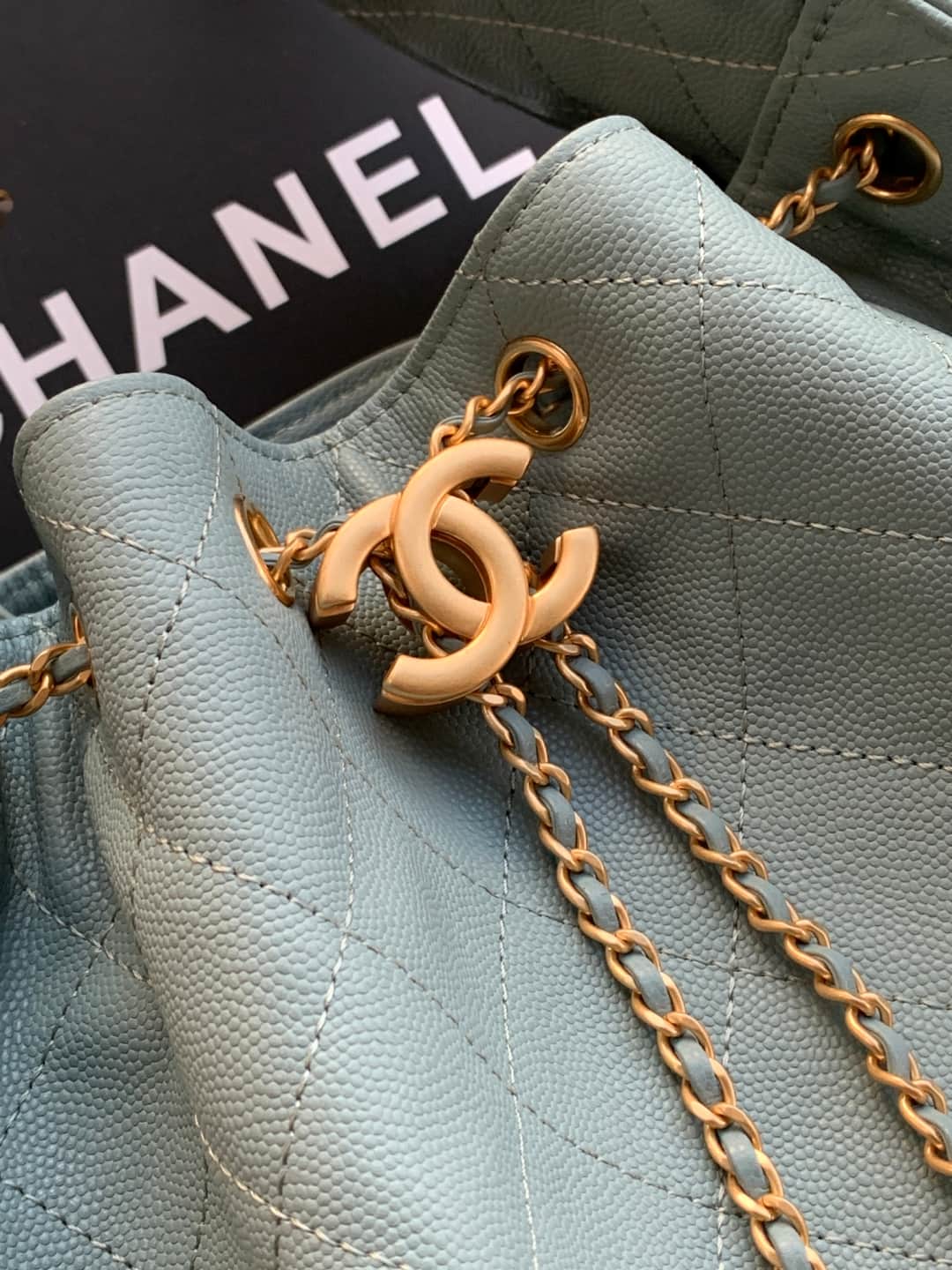 Chanel 25 Hobo Handbag Grained Calfskin LB21303 (6)