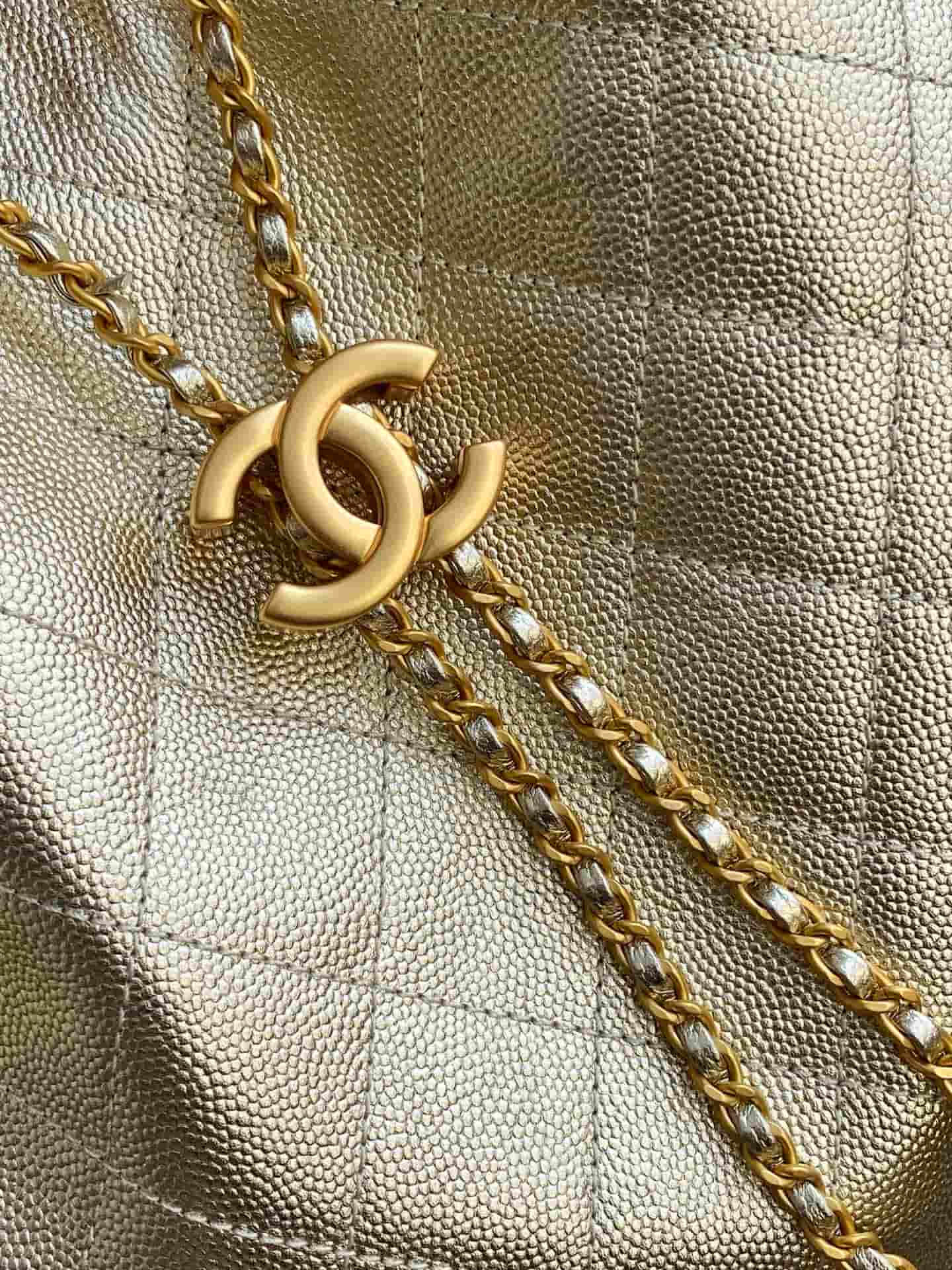 Chanel 25 Hobo Handbag Grained Calfskin LB21331 (4)