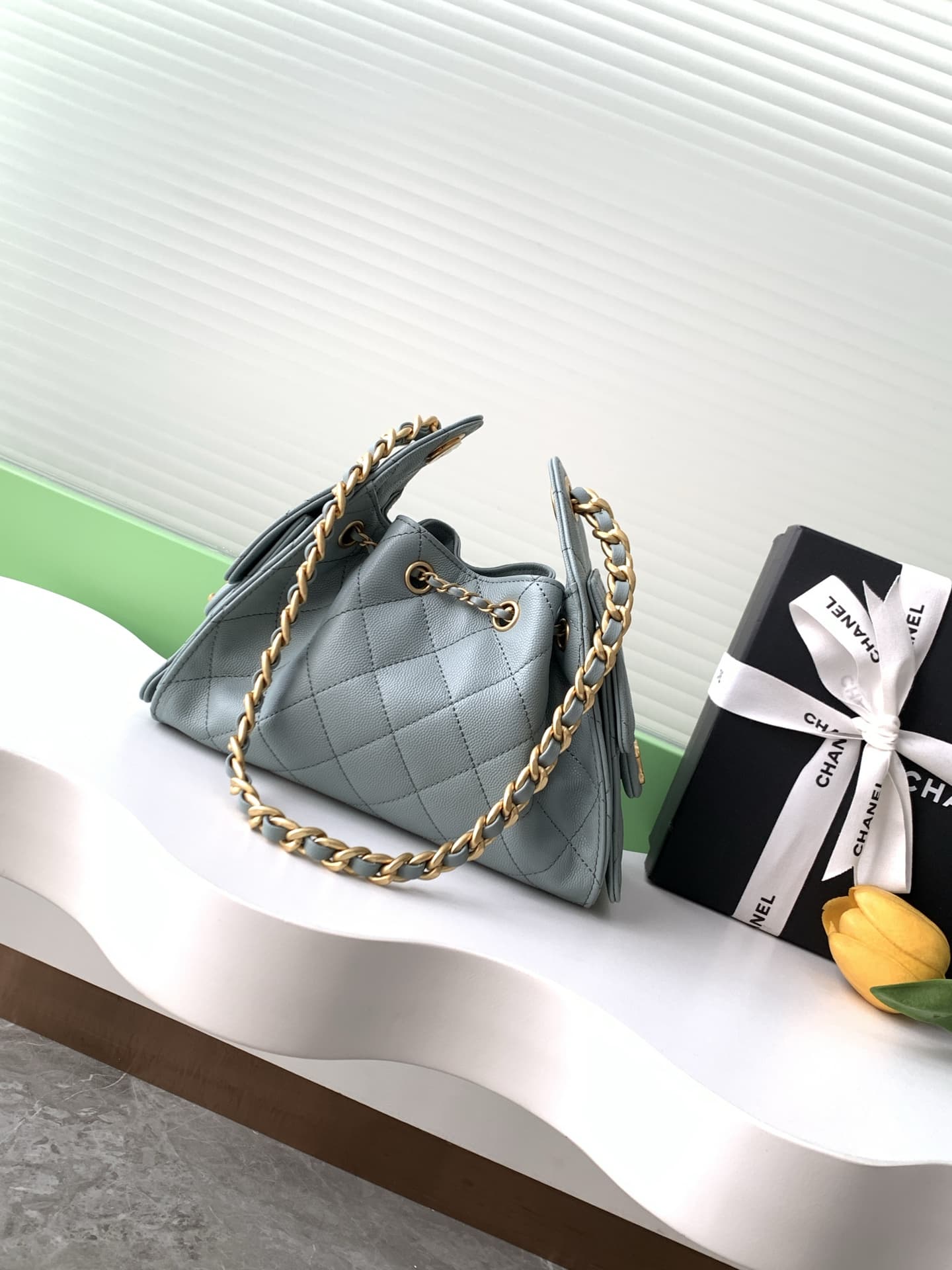 Chanel 25 Hobo Handbag Grained calfskin LB16666 (3)