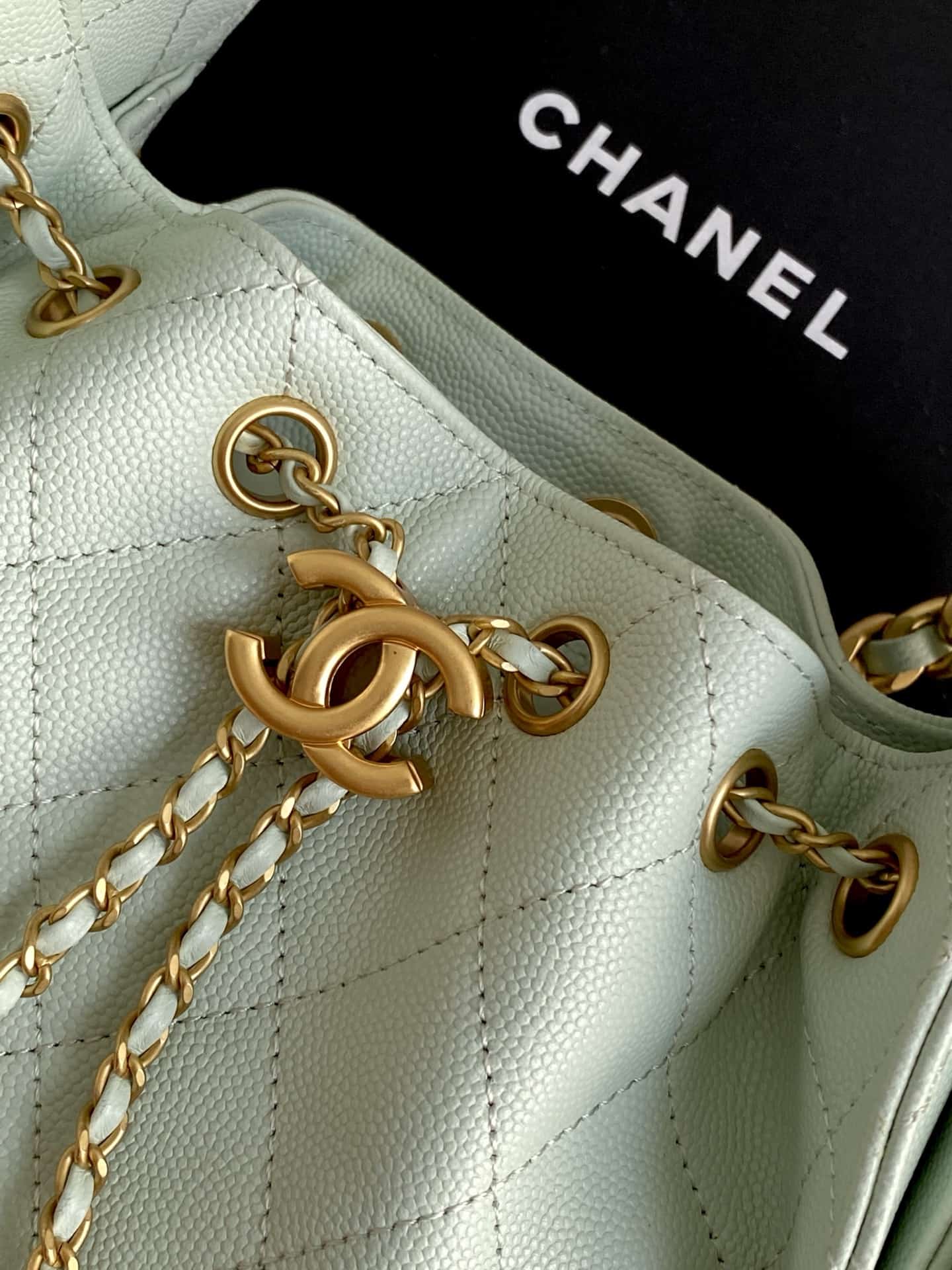 Chanel 25 Hobo Handbag Grained calfskin LB16668 (4)