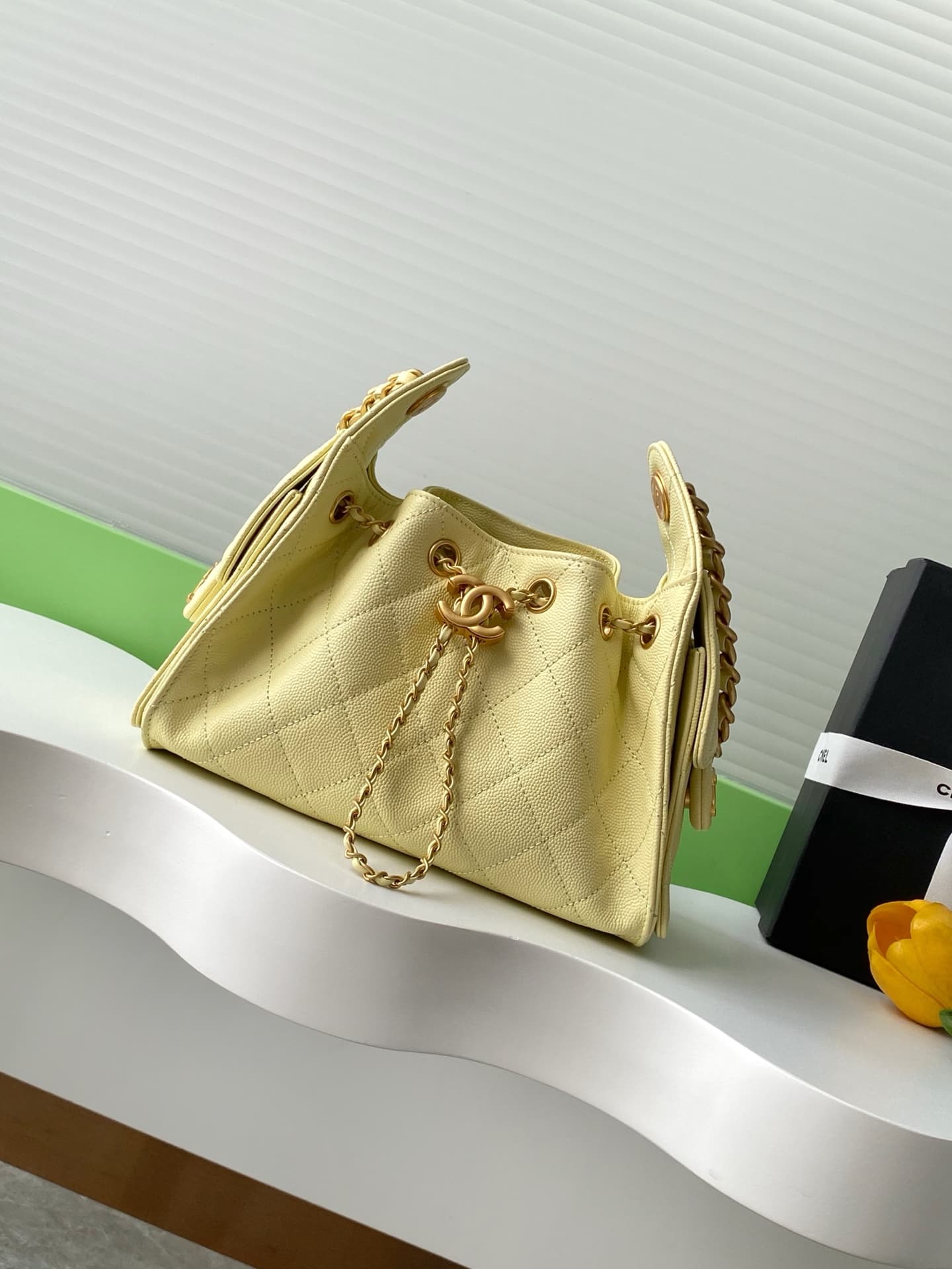 Chanel 25 Hobo Handbag Grained calfskin LB16671 (1)