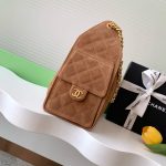 Chanel 25 Hobo Handbag Suede LB15824 (3)