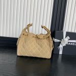 Chanel 25 Hobo Handbag Suede LB15826 (3)