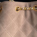 Chanel 25 Hobo Handbag Suede LB15827 (2)