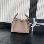 Chanel 25 Hobo Handbag Suede LB15827 (3)