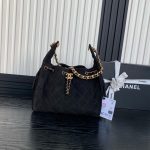 Chanel 25 Hobo Handbag Suede LB15828 (1)