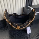 Chanel 25 Hobo Handbag Suede LB15828 (6)