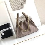 Chanel 25 Hobo Handbag Suede LB15829 (3)