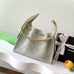 Chanel 25 Hobo Handbag Suede LB15830 (4)