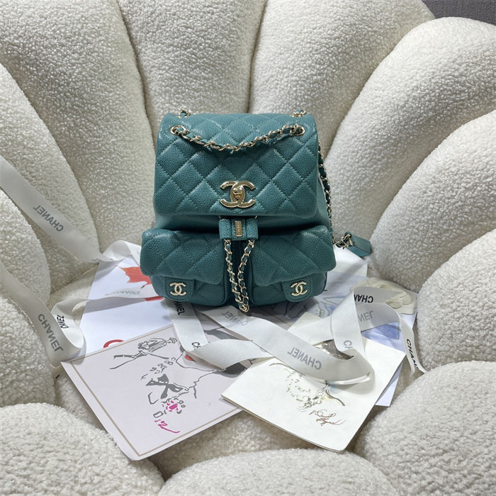 Chanel BACKPACK Grained Shiny Calfskin LB14900 (1)