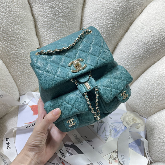 Chanel BACKPACK Grained Shiny Calfskin LB14900 (2)