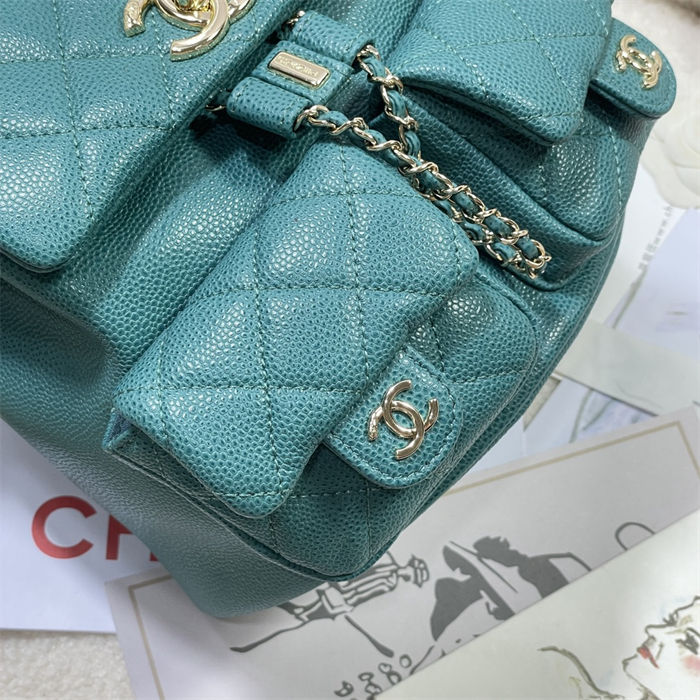 Chanel BACKPACK Grained Shiny Calfskin LB14900 (3)