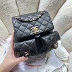 Chanel BACKPACK Grained Shiny Calfskin LB14901 (2)