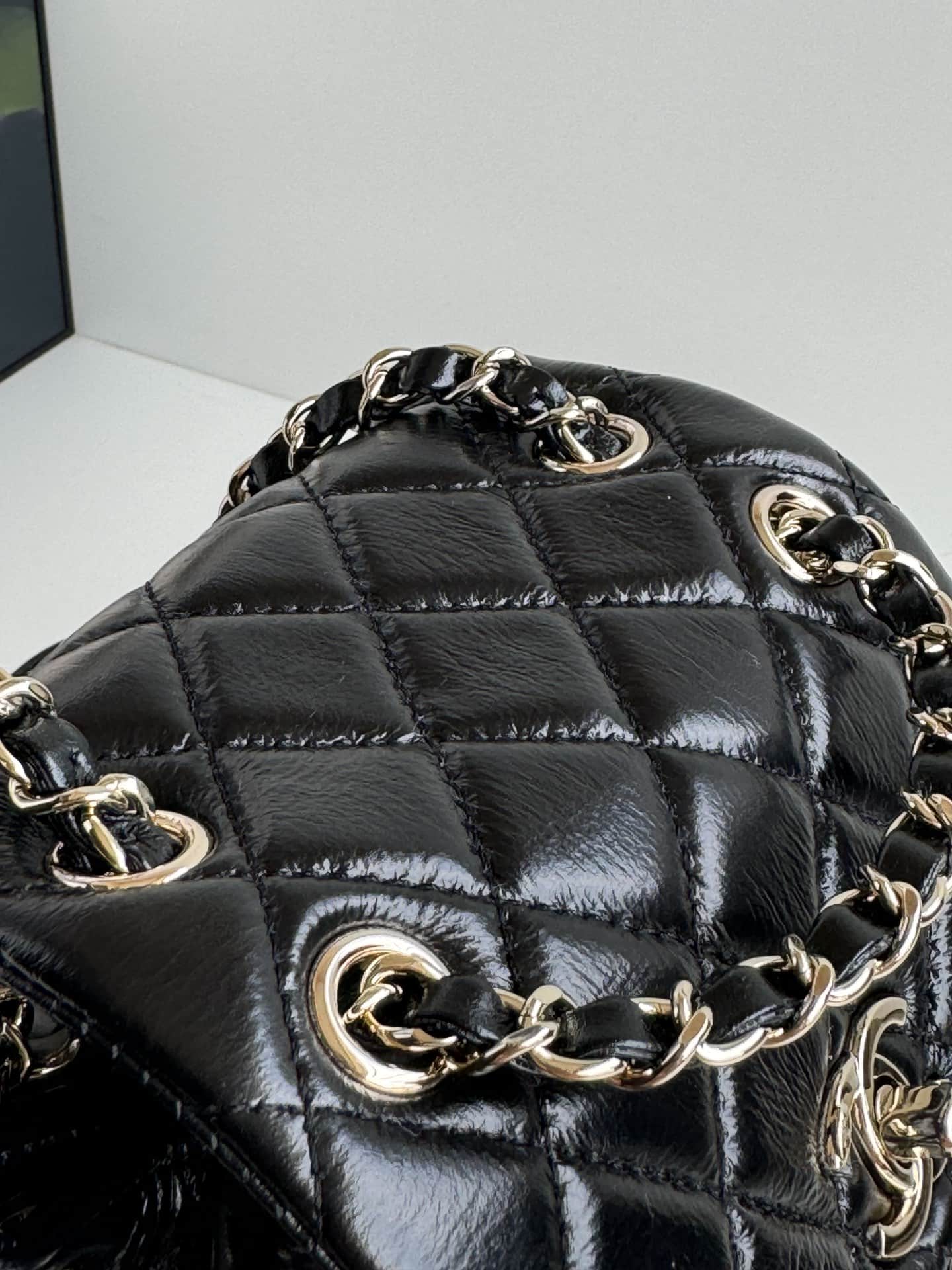 Chanel BACKPACK Shiny Calfskin LB1258 (2)