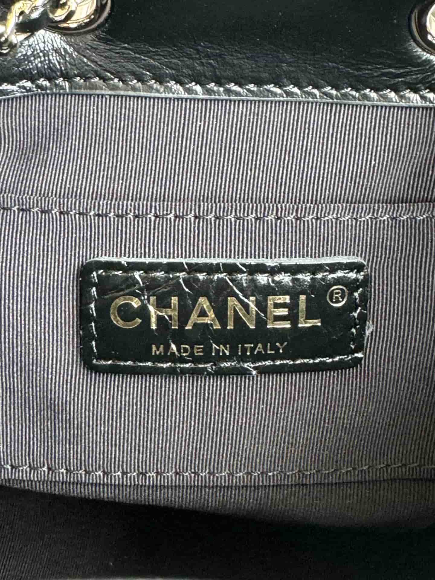 Chanel BACKPACK Shiny Calfskin LB1258 (6)