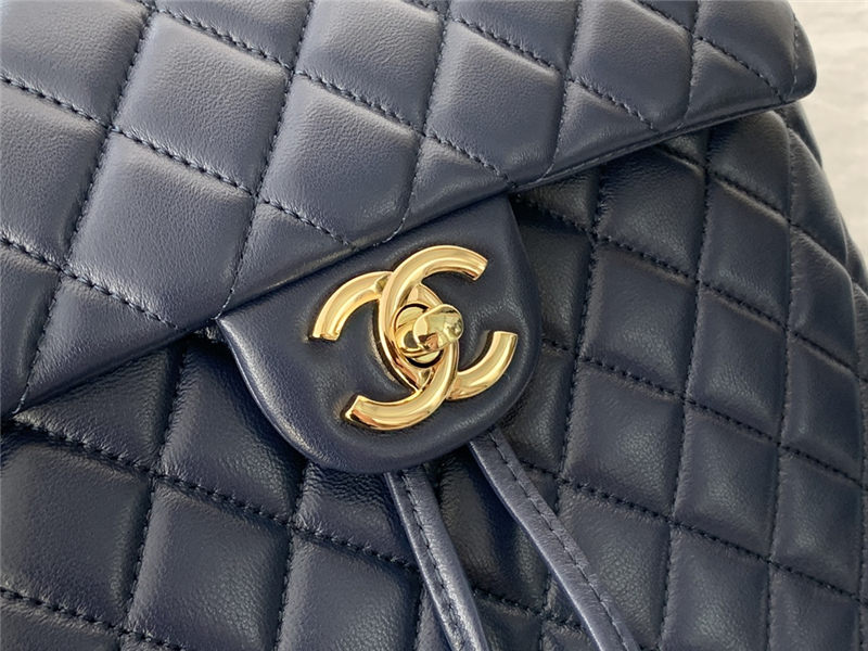 Chanel BACKPACK Shiny Calfskin LB6695 (4)