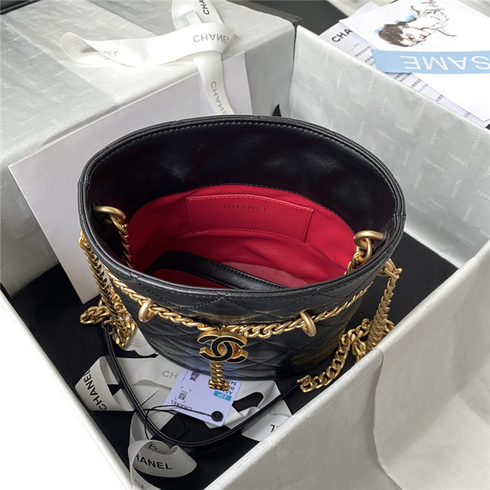 Chanel BUCKET BAG Lambskin LB9799 (5)
