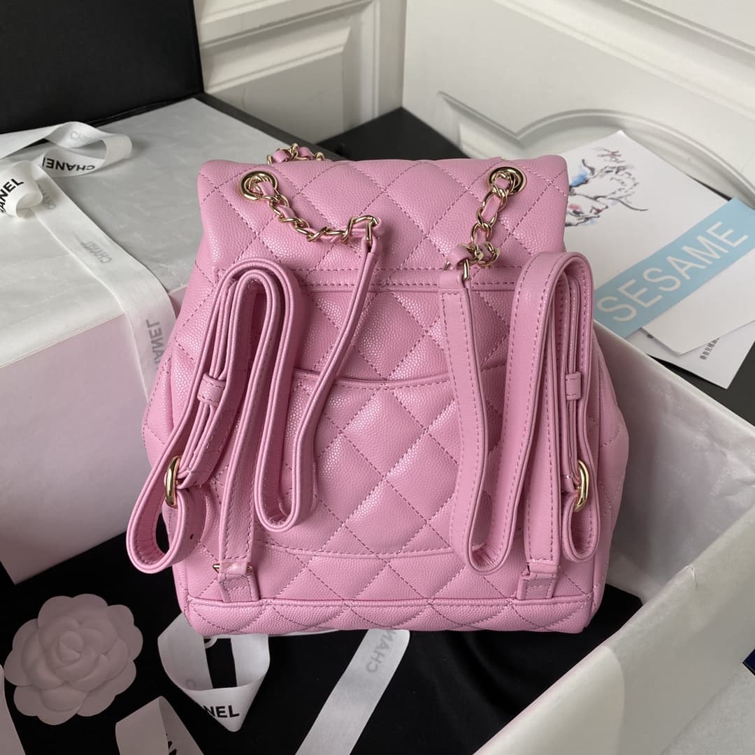 Chanel Backpack Grained Calfskin LB15990 (3)