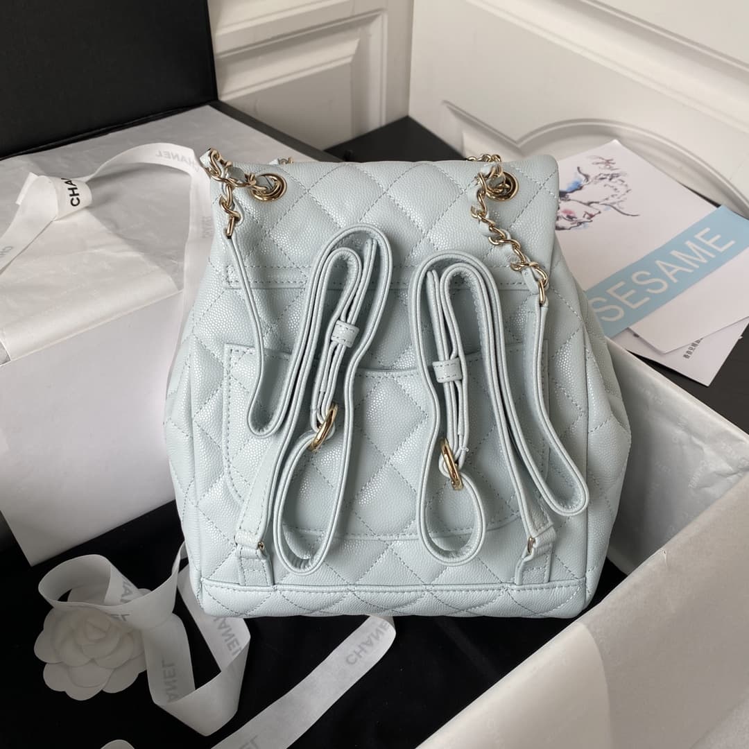 Chanel Backpack Grained Calfskin LB15992 (2)