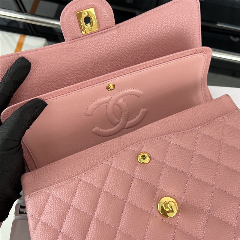 Chanel CLASSIC HANDBAG Grained Calfskin LB13259 (5)