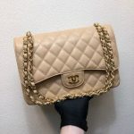 Chanel CLASSIC HANDBAG Grained Calfskin LB16822 (1)