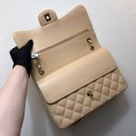 Chanel CLASSIC HANDBAG Grained Calfskin LB16822 (4)