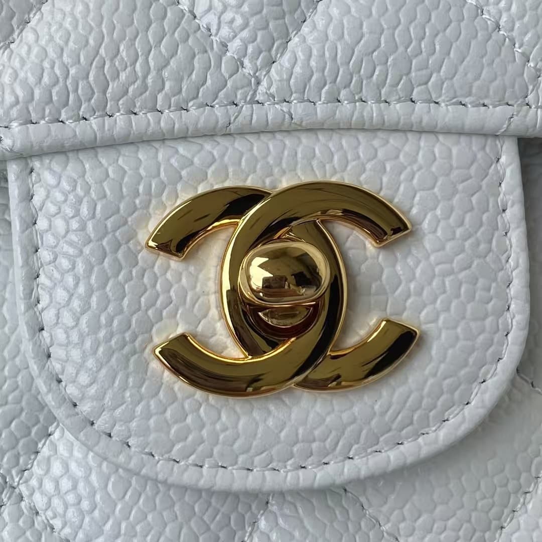 Chanel CLASSIC HANDBAG Grained Calfskin LB22770 (3)