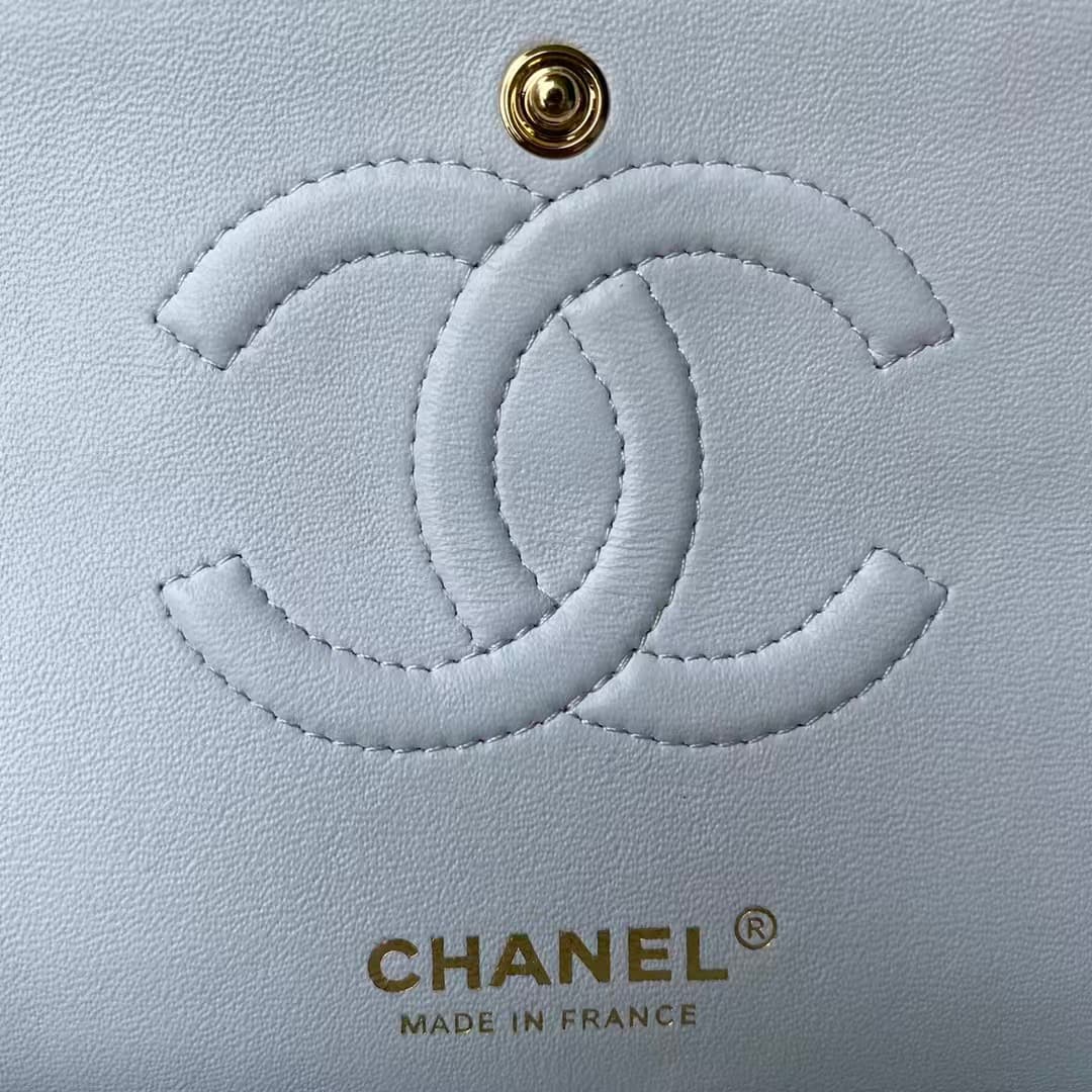 Chanel CLASSIC HANDBAG Grained Calfskin LB22770 (5)