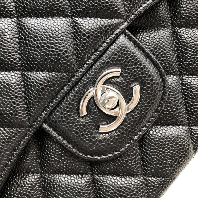 Chanel CLASSIC HANDBAG Grained Calfskin LB2484 (3)