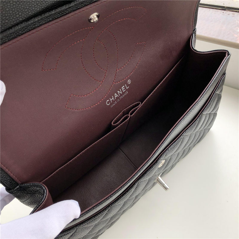 Chanel CLASSIC HANDBAG Grained Calfskin LB2484 (5)