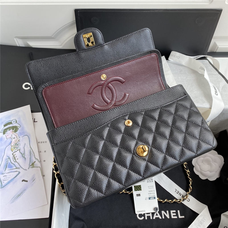 Chanel CLASSIC HANDBAG Grained Calfskin LB3473 (3)