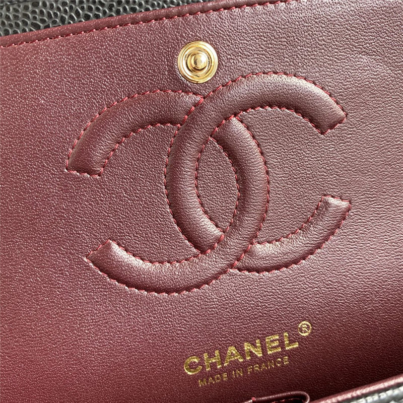 Chanel CLASSIC HANDBAG Grained Calfskin LB3473 (5)