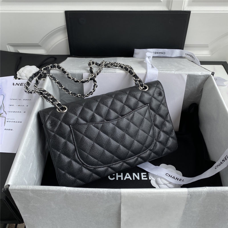 Chanel CLASSIC HANDBAG Grained Calfskin LB3474 (5)