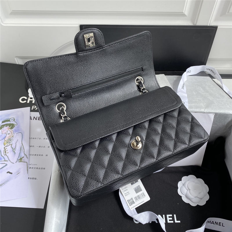 Chanel CLASSIC HANDBAG Grained Calfskin LB3474 (6)