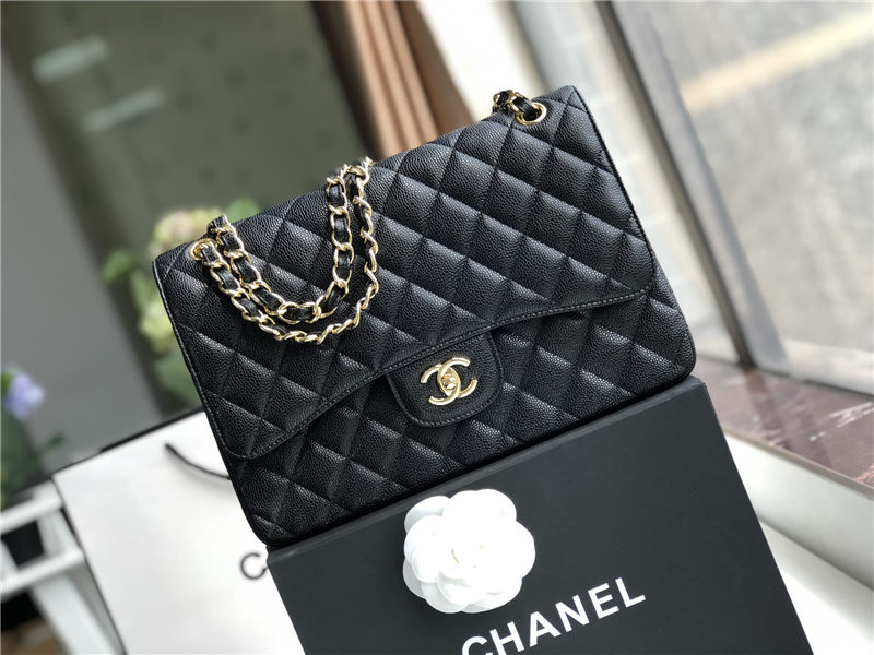 Chanel CLASSIC HANDBAG Grained Calfskin LB3483 (1)