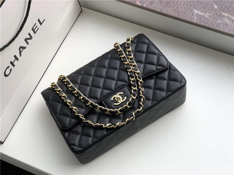 Chanel CLASSIC HANDBAG Grained Calfskin LB3483 (4)