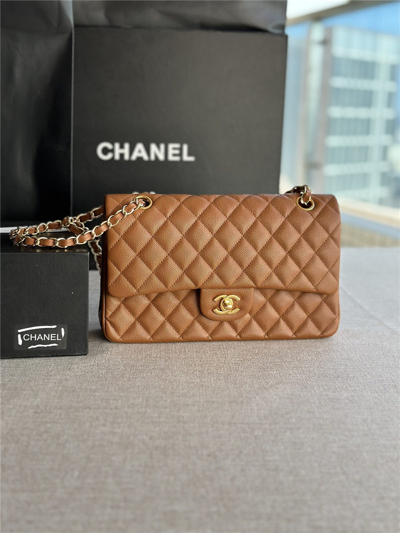 Chanel CLASSIC HANDBAG Grained Calfskin LB3628 (1)
