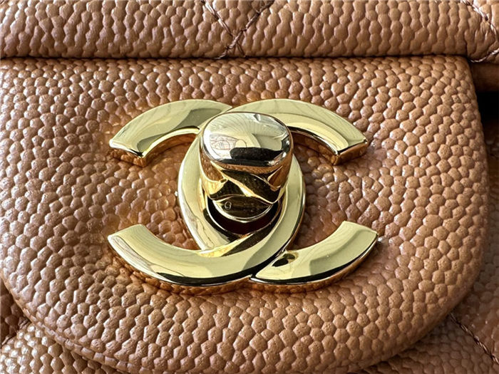 Chanel CLASSIC HANDBAG Grained Calfskin LB3628 (6)