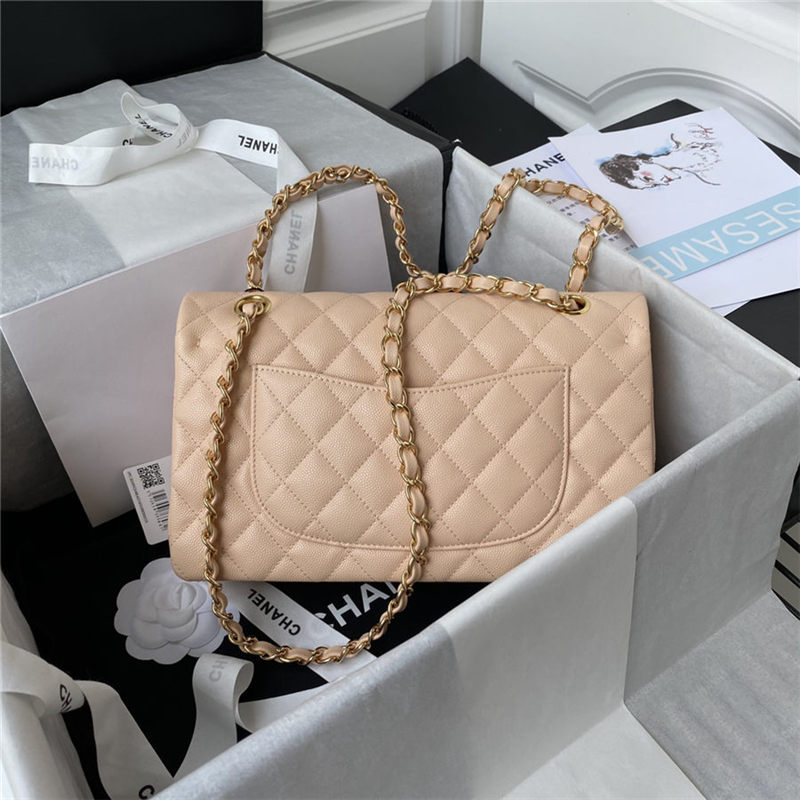 Chanel CLASSIC HANDBAG Grained Calfskin LB3685 (2)