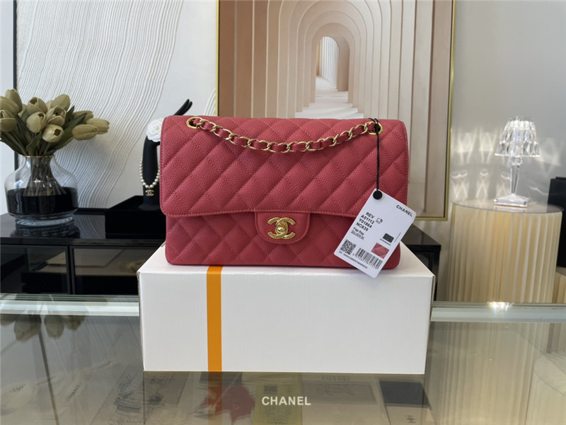 Chanel CLASSIC HANDBAG Grained Calfskin LB6413 (1)