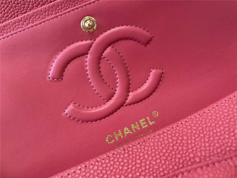 Chanel CLASSIC HANDBAG Grained Calfskin LB6413 (3)