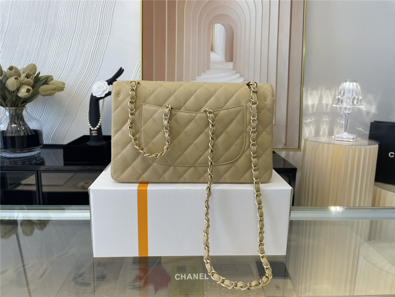 Chanel CLASSIC HANDBAG Grained Calfskin LB6414 (3)