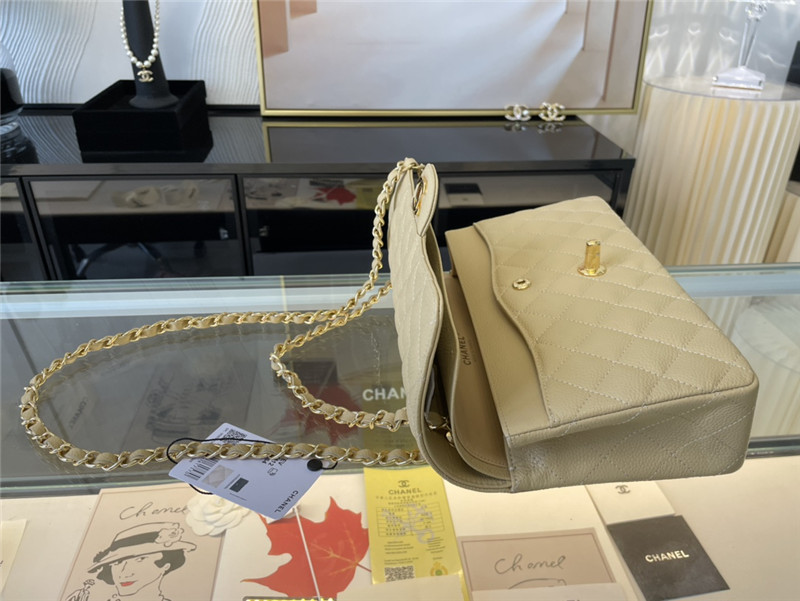 Chanel CLASSIC HANDBAG Grained Calfskin LB6414 (4)