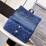 Chanel CLASSIC HANDBAG Suede LB9058 (3)