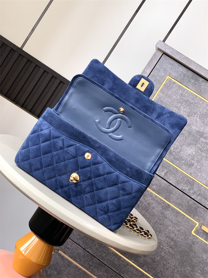 Chanel CLASSIC HANDBAG Suede LB9058 (3)