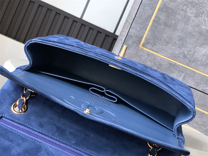 Chanel CLASSIC HANDBAG Suede LB9058 (4)