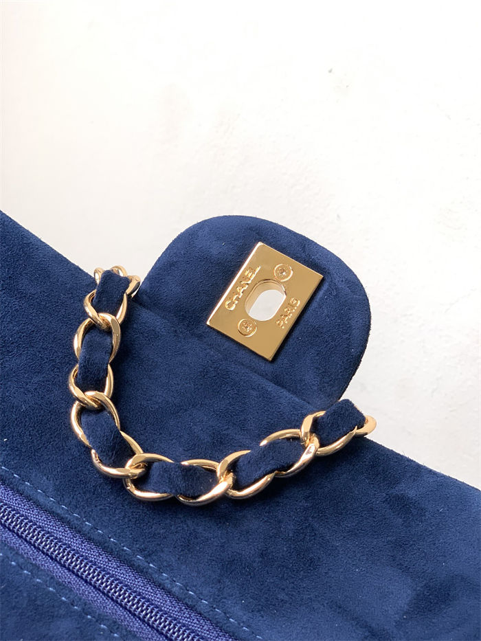 Chanel CLASSIC HANDBAG Suede LB9058 (5)