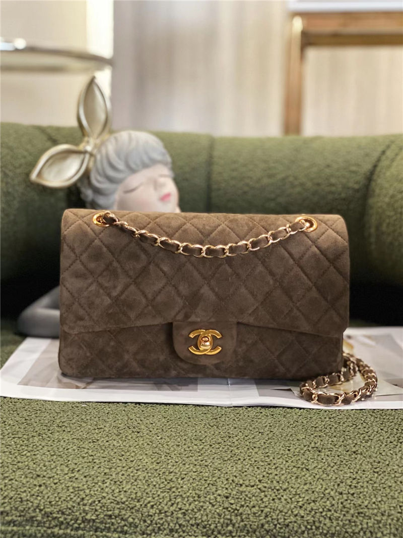 Chanel CLASSIC HANDBAG Suede LB9291 (1)
